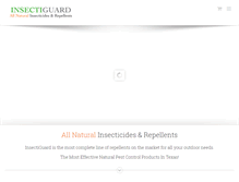 Tablet Screenshot of insectiguard.com